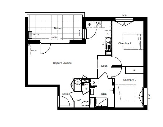 APPARTEMENT T3 NEUF de 64m² AVEC PARKING ET BALCON - photo 5