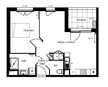 image bien 6 APPARTEMENT T2 NEUF de 45 m² AVEC JARDIN ET PARKING - photo 6