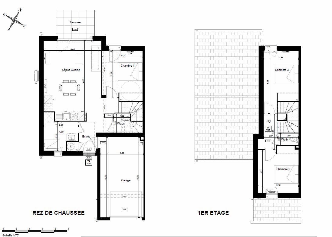 MAISON T4  NEUVE DE 80.65 M² à SEVERAC LE CHATEAU - photo 6